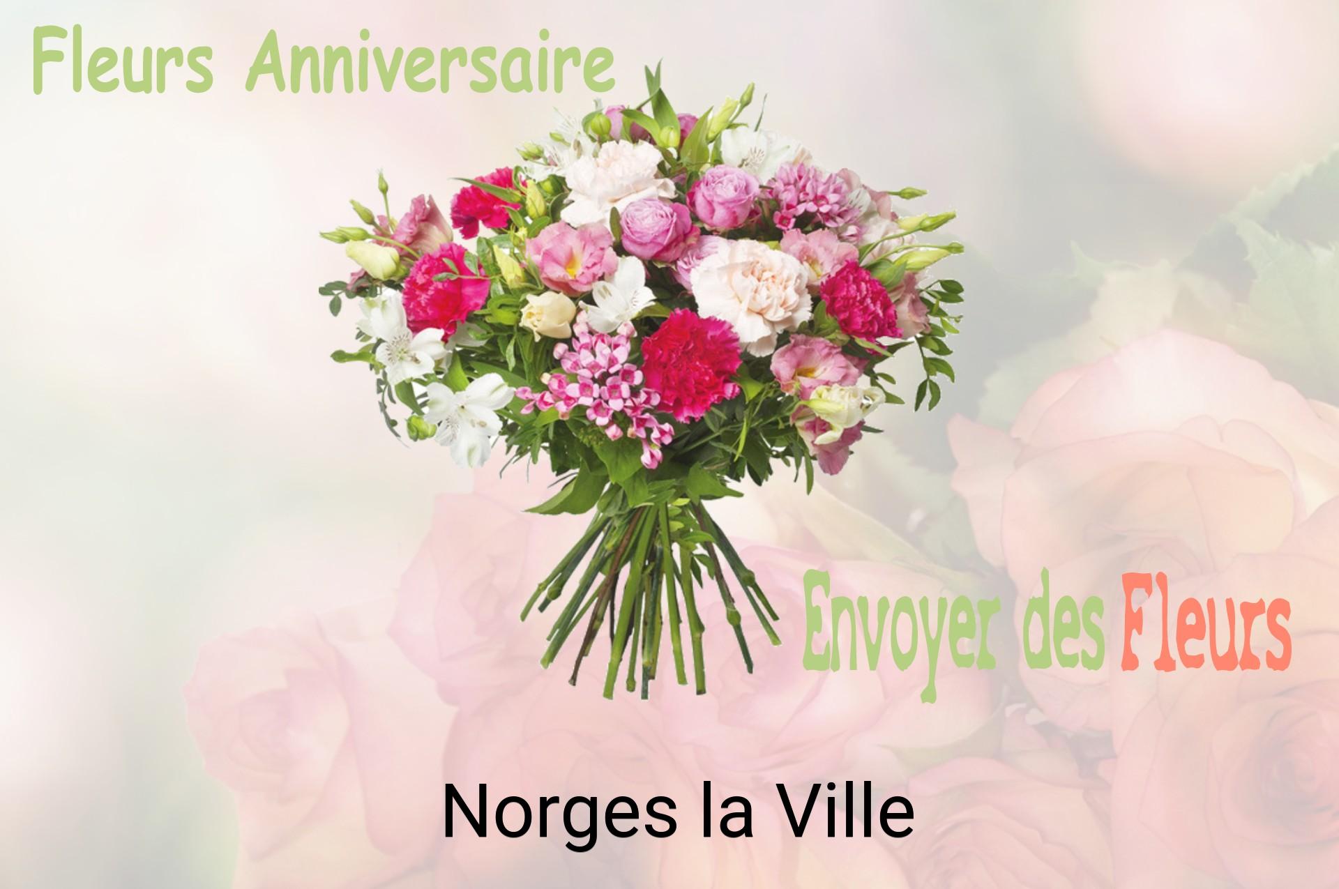 Bouquet de fleurs d’anniversaire livré à Norges-la-Ville